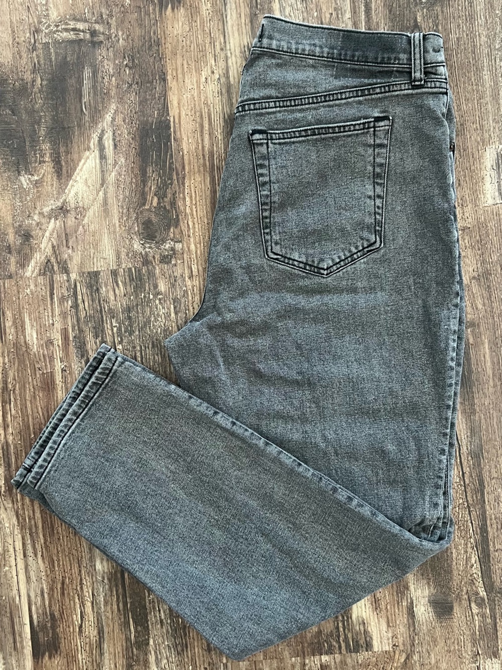 Abercrombie & Fitch Anole Straight Ultra-High Rise Denim